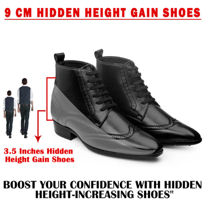 Men's 3.5 Inches(9CM) Hidden Height Increasing Classic Boot