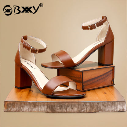Bxxy Classic Black Block Heels with Versatile Elegance for Every