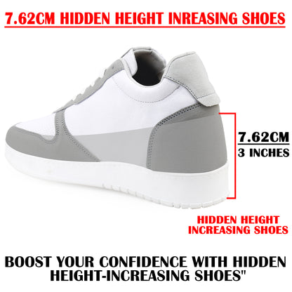 Men's 3 Inch Hidden Height Increasing Shoes