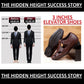 Men's All New 3 Inch Hidden Height Increasing Office Wear Elevator Roman Sandals