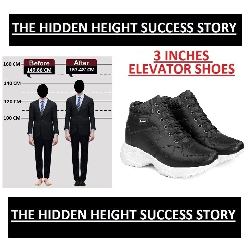 BXXY Elevator Shoes Smart Stylish & Comfortable Height Increasing Footwear