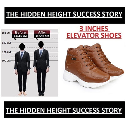 BXXY Elevator Shoes Smart Stylish & Comfortable Height Increasing Footwear