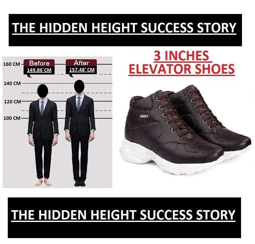 BXXY Elevator Shoes Smart Stylish & Comfortable Height Increasing Footwear