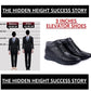 Bxxy's Men 3 Inch Hidden Height Increasing/Elevator Casual Lace-up Outdoor Sneaker Boot