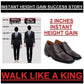 BXXY Men's Height Increasing Fashionable Formal and Casual Wear Lace-Up Shoe