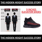 BXXY Men's 3 Inch Hidden Height Increasing/Height Elevator Stylish Casual Sports Running Shoes