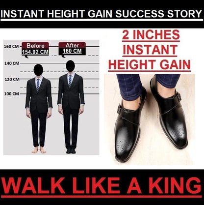 Bxxy's Height Increasing Monk Formal Slip-on Shoes