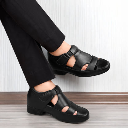 BXXY Comfort Height Sandals Invisible 7.62 CM Lift for Everyday Wear