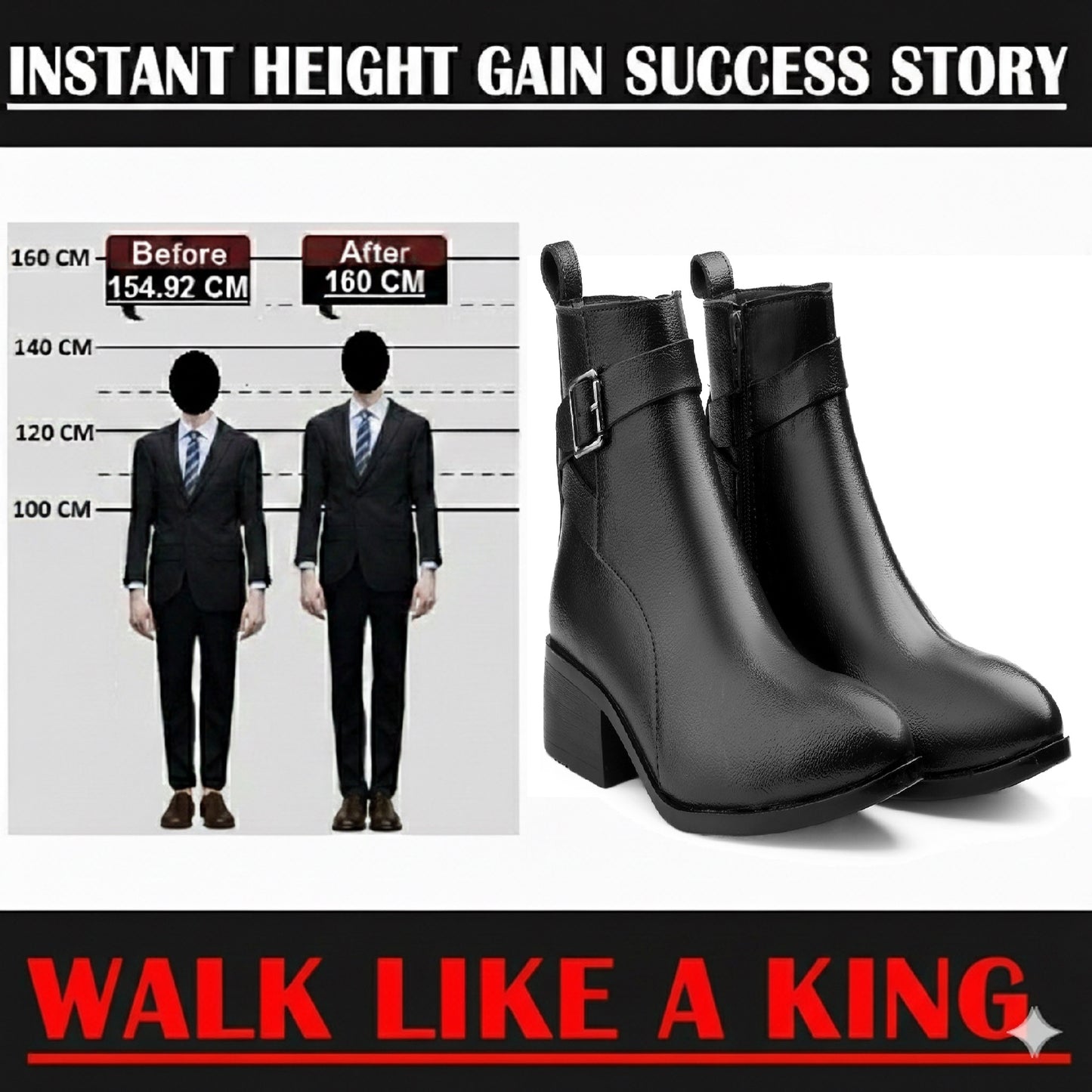Men’s Elevation Plus 4.5 cm Height Boost Boots
