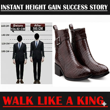 Elevation Plus Men’s Height-Enhancing Boots 4.5 cm Lift