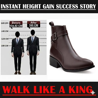 Men’s Stylish 4.5 CM Height Elevator Boots