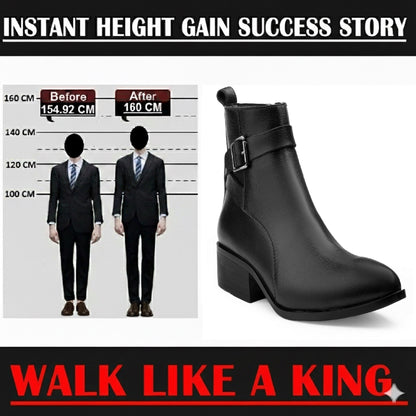 Men’s Brown Hidden Height Boost Boots