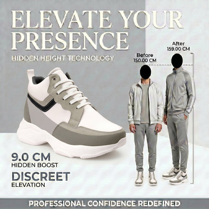 BXXY Modern Height Increasing Shoes with 9CM Hidden Elevation