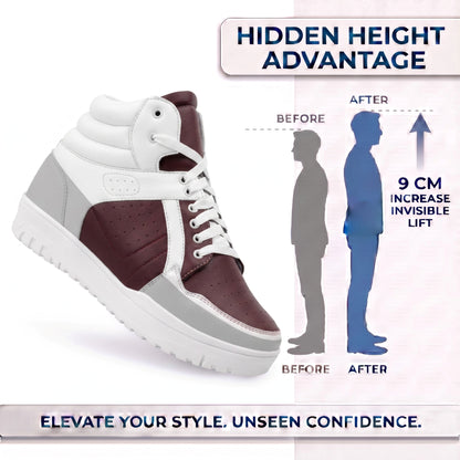 BXXY 9 CM Hidden Height Increasing Sneakers for Men