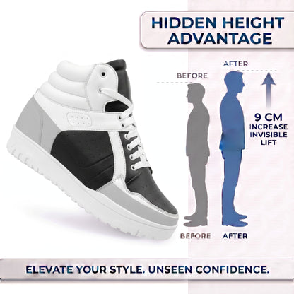 BXXY 9 CM Hidden Height Increasing Sneakers for Men