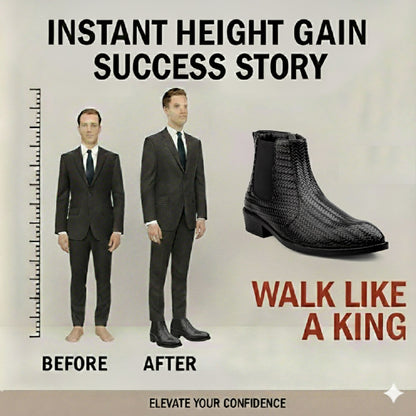 2 Inch Height Boots for Modern Men