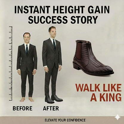 2 Inch Height Boots for Modern Men