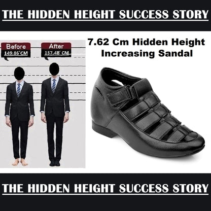 BXXY Mens Casual Hidden Height Sandals Premium Comfort And Style