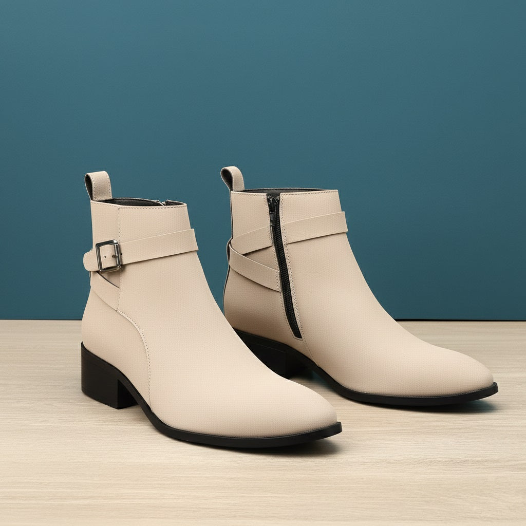 Height Boosting Men’s Boots – 4.5 CM Heel Fashion Ankle Shoes