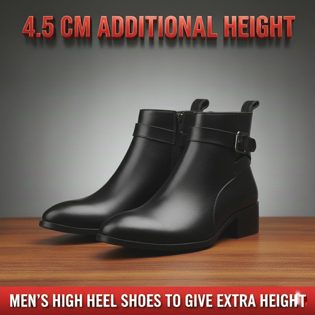 Men’s Height Boost Boots for Formal & Casual Wear