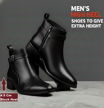 Men’s Brown Hidden Height Boost Boots