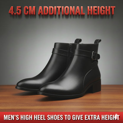 Men’s Brown Hidden Height Boost Boots