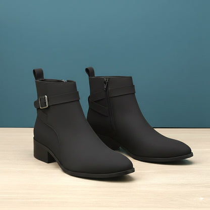 Height Boosting Men’s Boots – 4.5 CM Heel Fashion Ankle Shoes