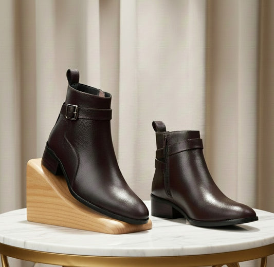 Men’s Brown Hidden Height Boost Boots