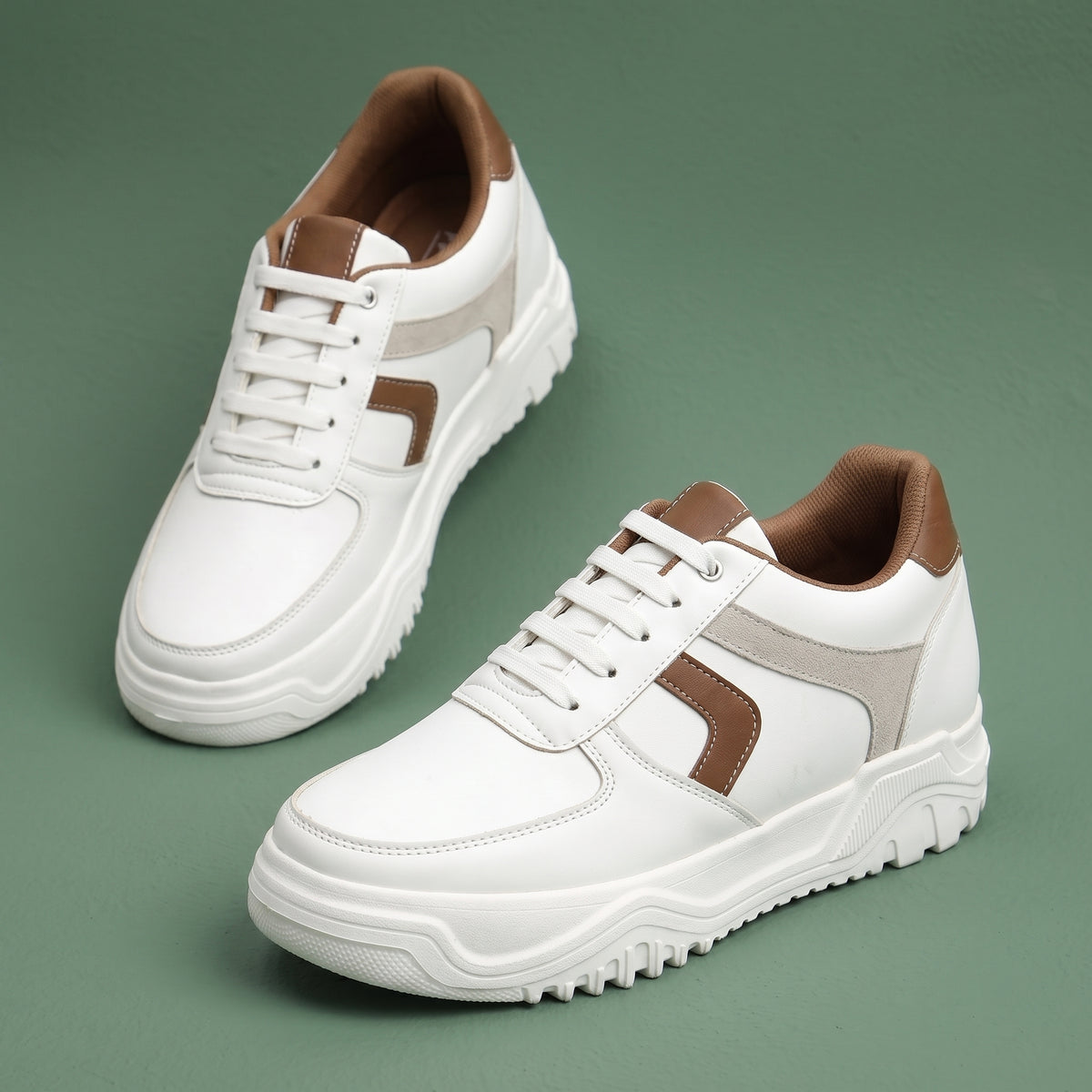 BXXY Fashion Elevator Sneakers for Men 9CM Height Boost with Everyday Comfort