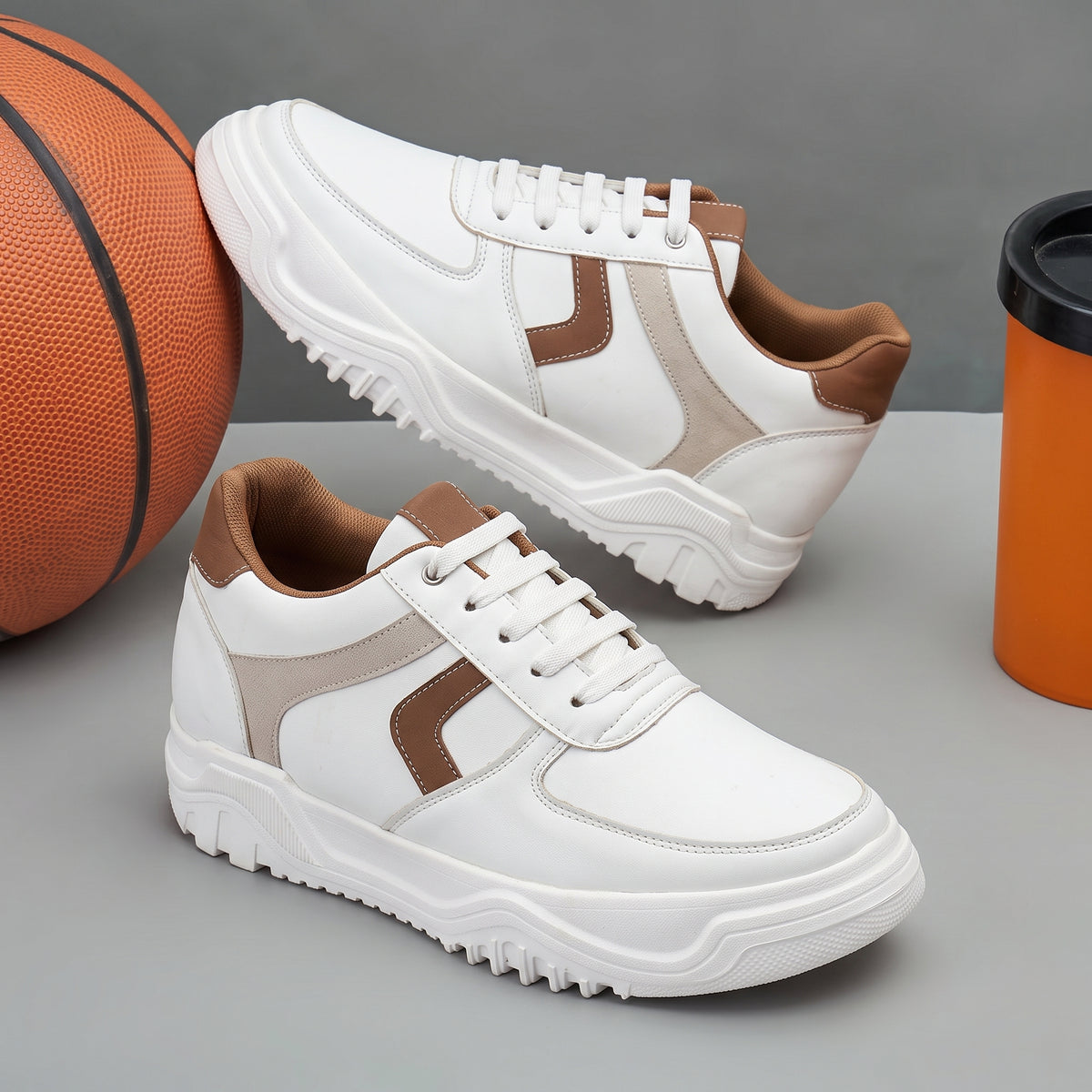 BXXY Fashion Elevator Sneakers for Men 9CM Height Boost with Everyday Comfort