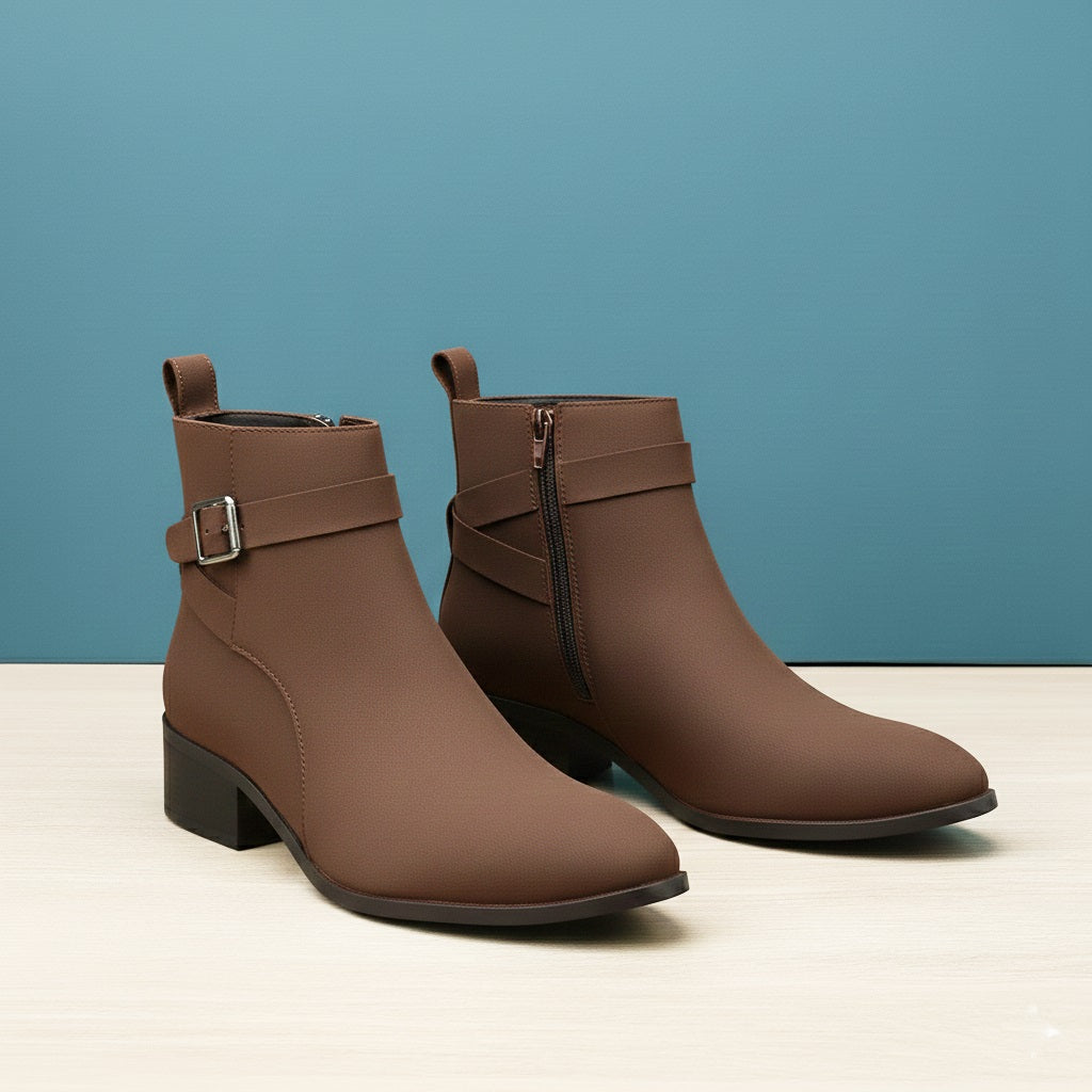 Height Boosting Men’s Boots – 4.5 CM Heel Fashion Ankle Shoes