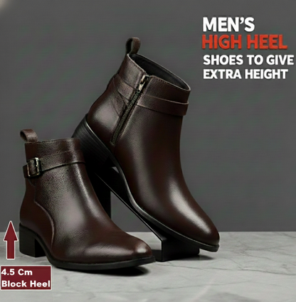 Men’s Height Boost Boots for Formal & Casual Wear