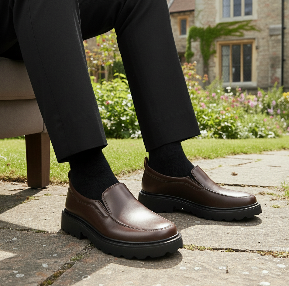 Bxxy Men's Formal Wear Slip-On Shoes