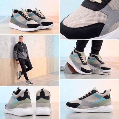 BXXY Mens 9 CM Hidden Height Increasing Shoes with EVA Sole