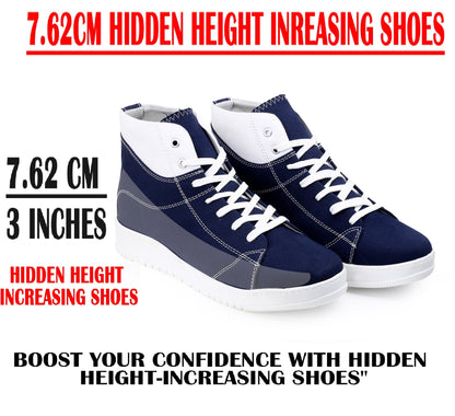 BXXY Modern High Top Sneakers for Men Comfortable Everyday Wear