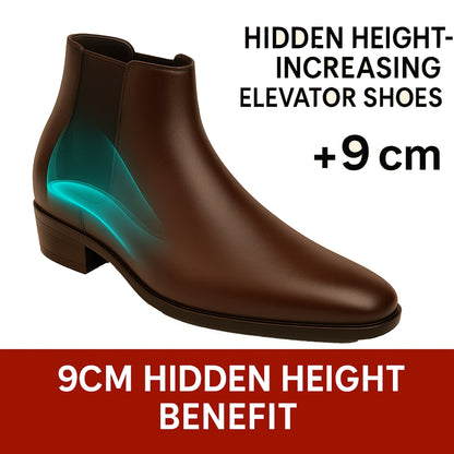 BXXY Elevator Boots for Men Hidden Height Gain upto 3.5 Inch
