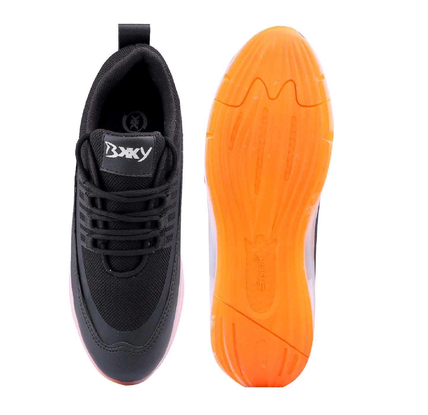 BXXY Men's 3 Inch Hidden Height Increasing Casual Sports Lace-Up Shoes with Airmix Sole.