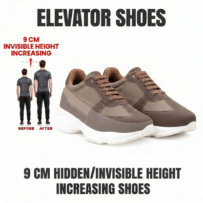 Premium Hidden Height Shoes for Men 9 CM Elevator Casual Sneakers