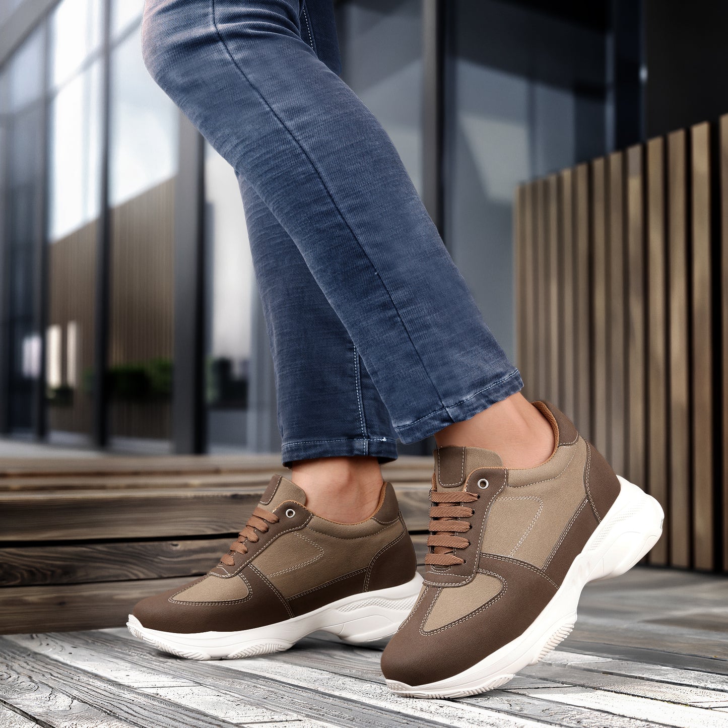 Premium Hidden Height Shoes for Men 9 CM Elevator Casual Sneakers
