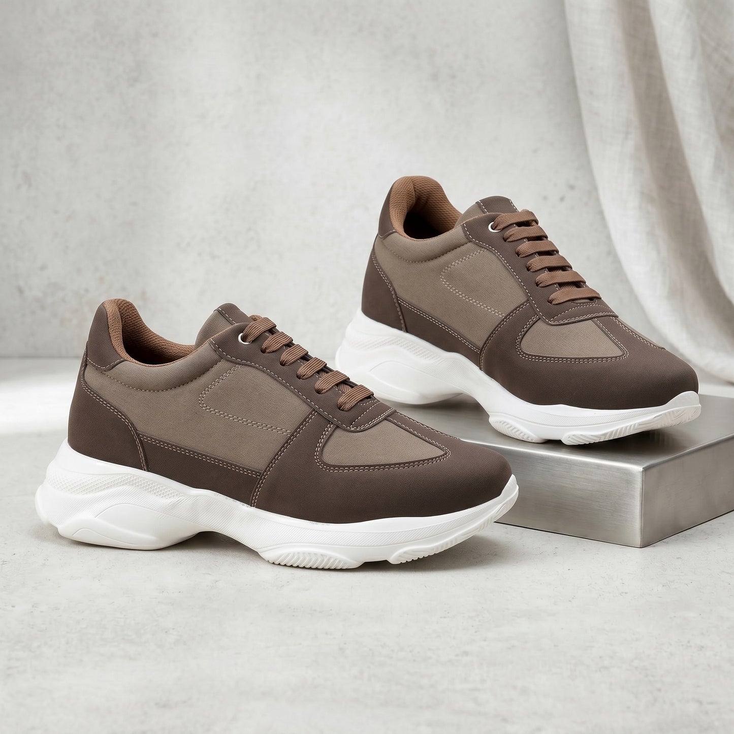 Premium Hidden Height Shoes for Men 9 CM Elevator Casual Sneakers