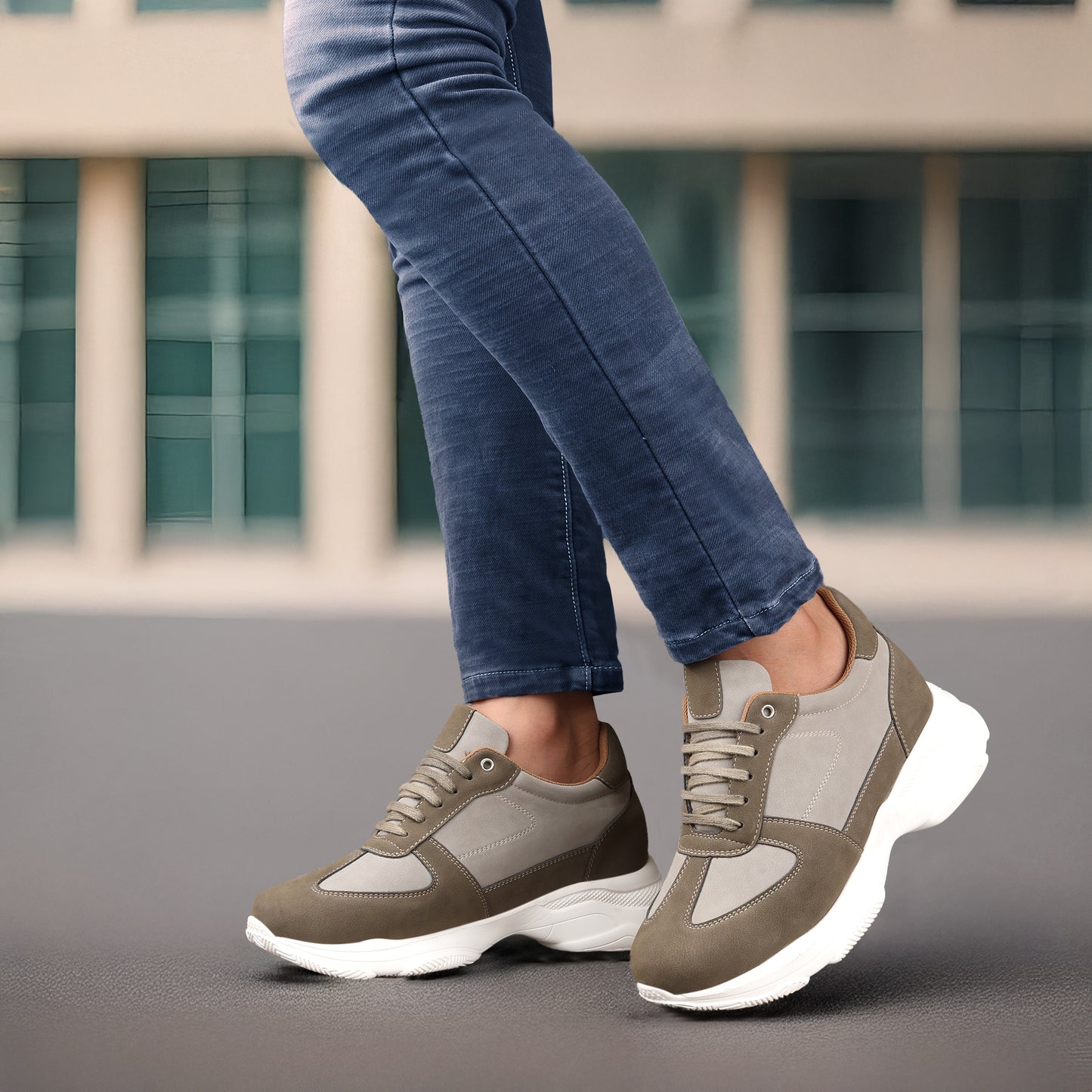 Premium Hidden Height Shoes for Men 9 CM Elevator Casual Sneakers