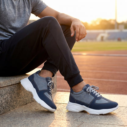 Premium Hidden Height Shoes for Men 9 CM Elevator Casual Sneakers