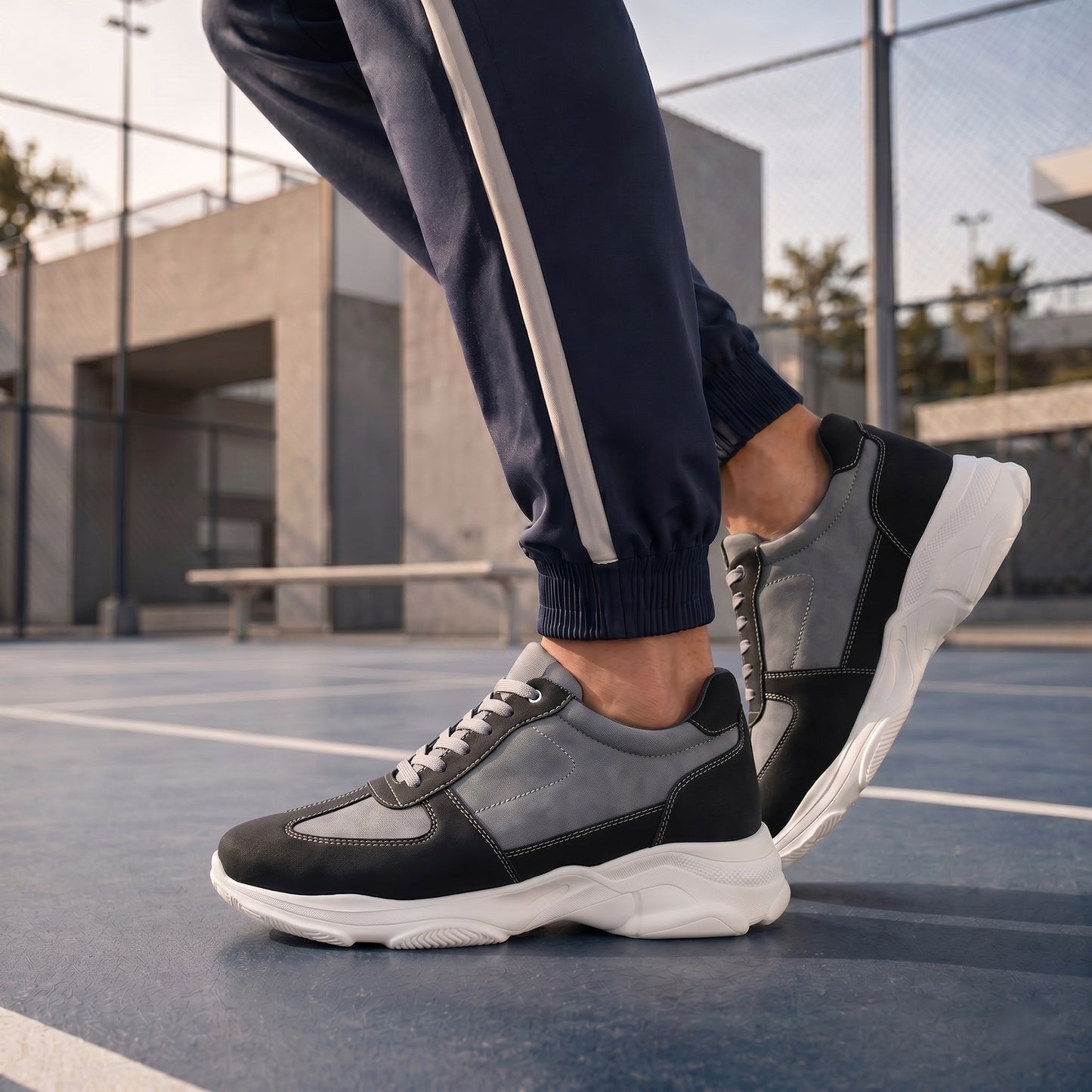 Premium Hidden Height Shoes for Men 9 CM Elevator Casual Sneakers