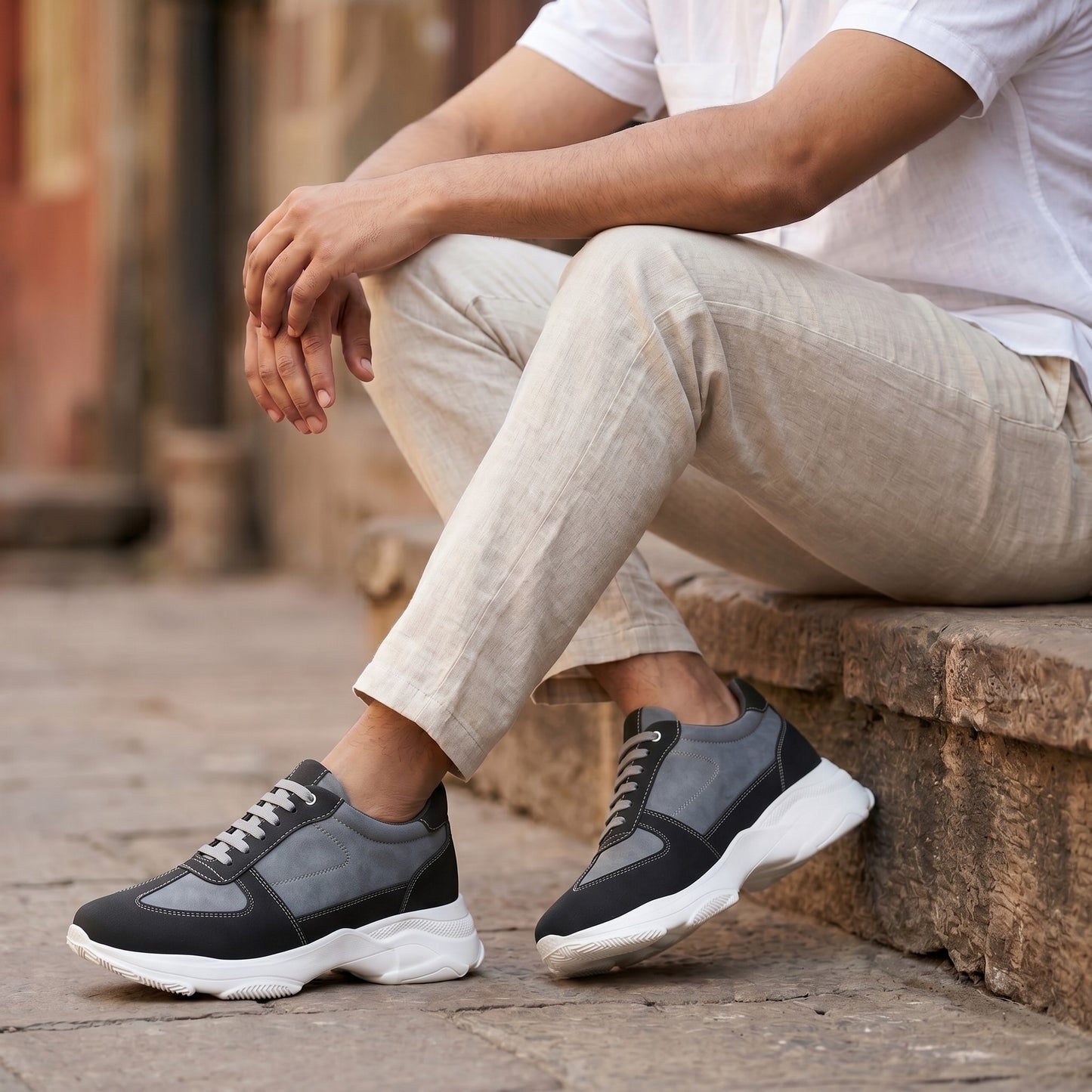 Premium Hidden Height Shoes for Men 9 CM Elevator Casual Sneakers