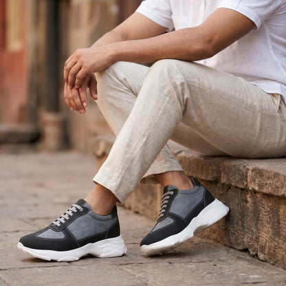 Premium Hidden Height Shoes for Men 9 CM Elevator Casual Sneakers