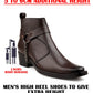 Stylish 2 Inches Heel Height Elevator Boots for Extra Confidence