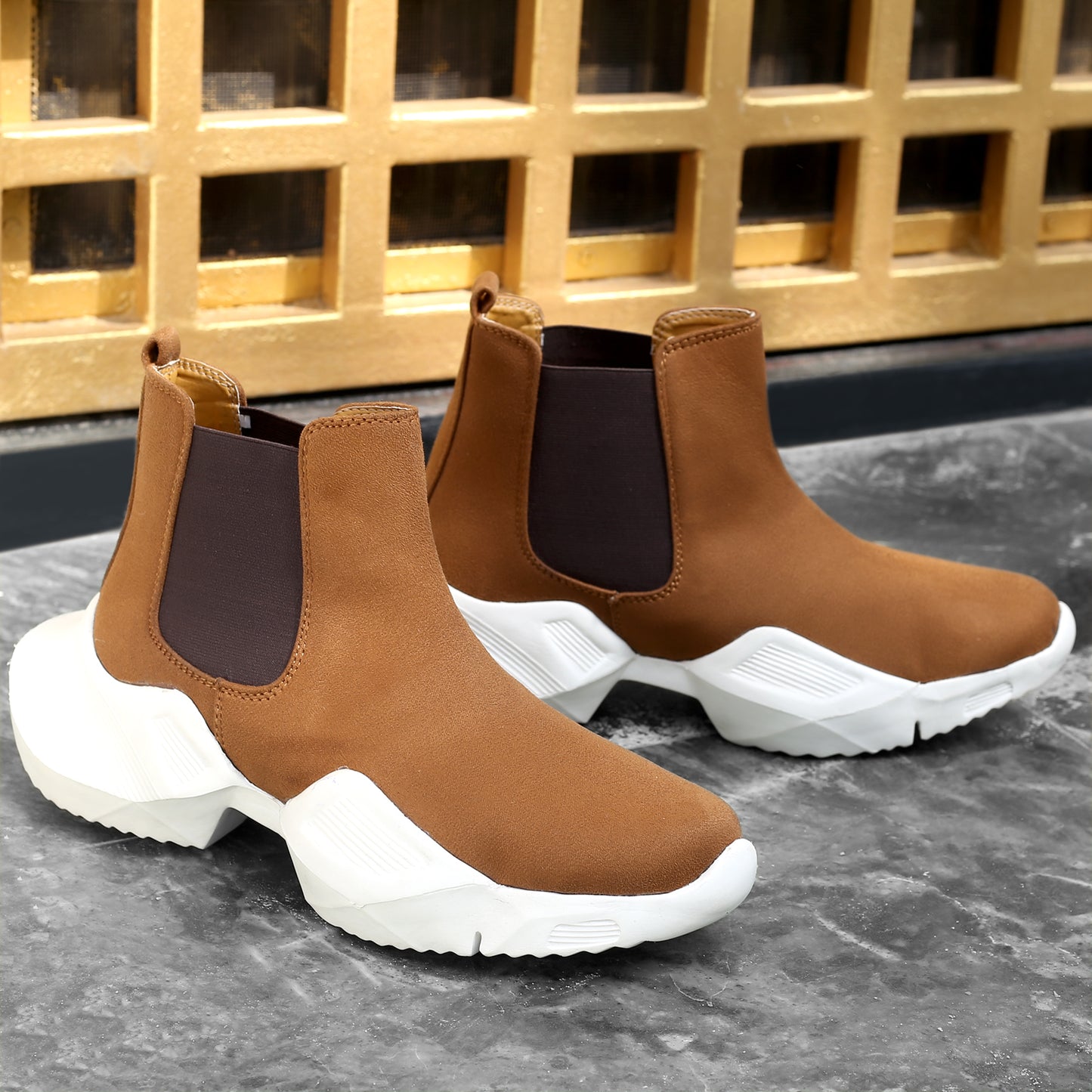 BXXY Suede Material Latest Casual Chelsea Boot For Men