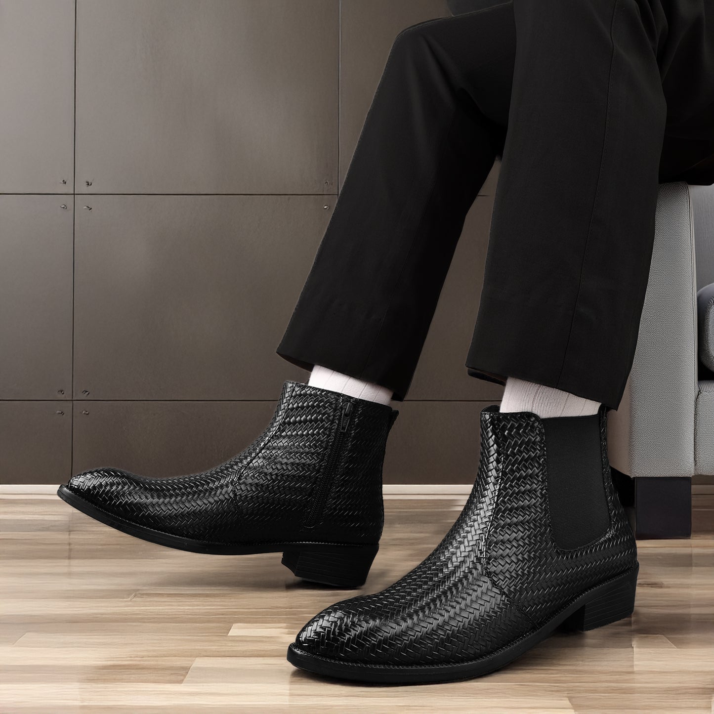 2 Inch Height Boots for Modern Men