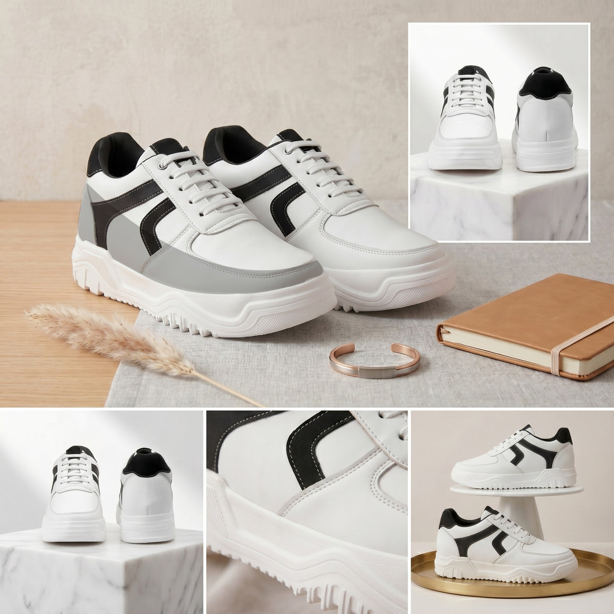 BXXY Signature Elevation Sneakers Premium 9CM Hidden Height Increase