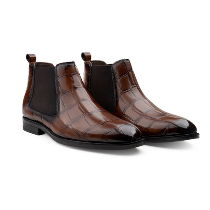 Men’s Premium Leather Stylish Boots – Durable, Comfortable & Timeless Design